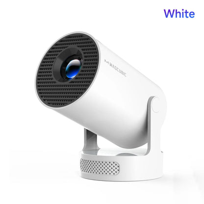 Projetor Portátil 8K Wifi6 290ANSI Android 14 Dual WIFI Allwinner H726 BT5.4 1280*720P Cinema em Casa