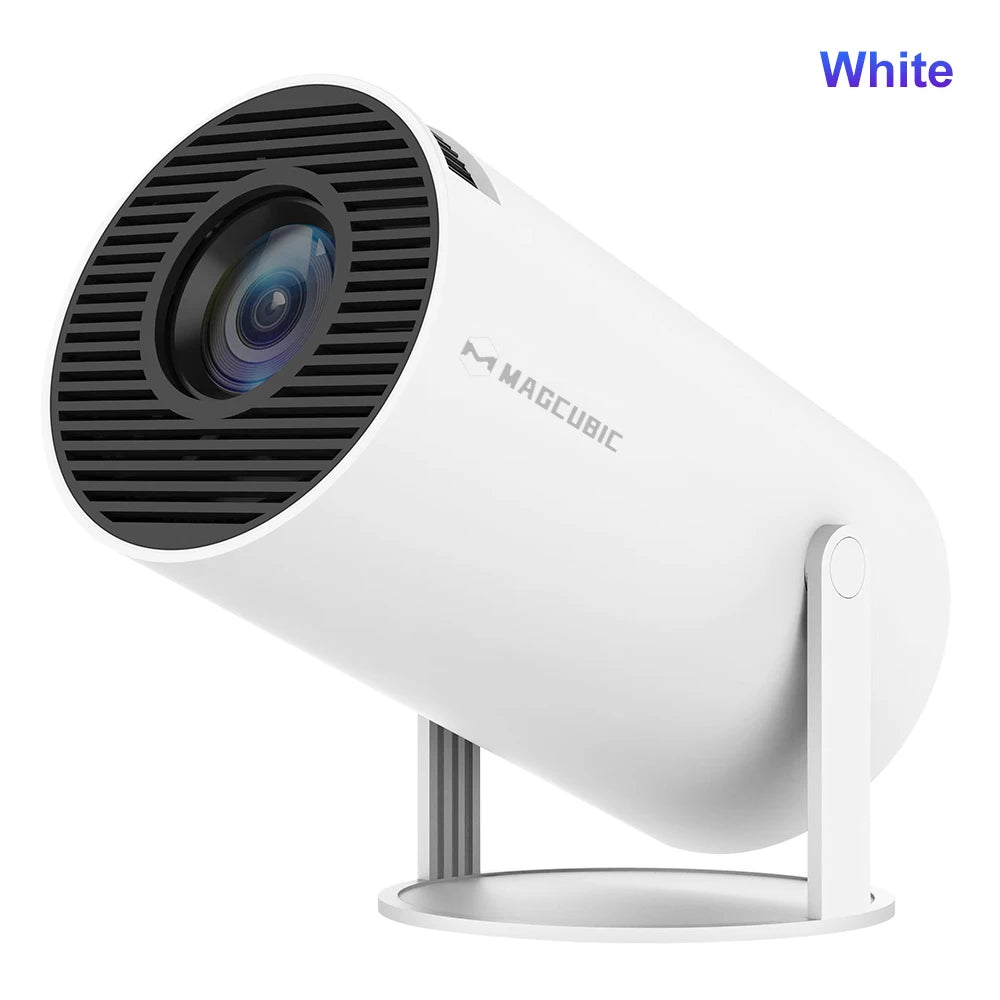 Projetor Portátil 8K Wifi6 290ANSI Android 14 Dual WIFI Allwinner H726 BT5.4 1280*720P Cinema em Casa